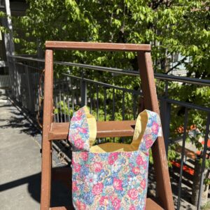 Bara-Tasche: Blümchen rosa / blau